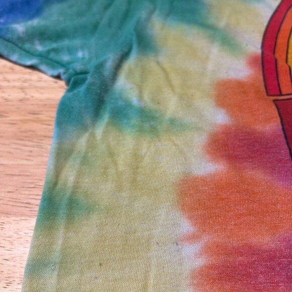 Aviator Nation Lucky Reunion Rainbow Get Lucky Austin TX Graphic T-Shirt Top M - Picture 9 of 10